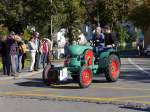 Oldtimer Traktor Kramer unterwegs in Bremgarten AG am 18.10.2014