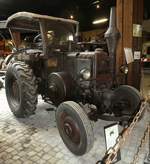 =Lanz HN 3, Bj. 1940, 4767 ccm, 25 PS, ausgestellt im Auto & Traktor-Museum-Bodensee, 10-2019