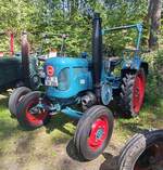 =Lanz-Bulldog, gesehen bei der Oldtimerschau in Wasenberg, 05-2025
