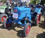 Lanz 2416, BJ 1957, 24 PS, 1 ZYL, aufgenommen beim Oldtimertreffen in Nocher.