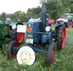 Lanz aus Hilders ist Gast bei der Oldtimerausstellung der Traktorenfreunde Mackenzell im September 2013