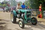 MAN Ackerdiesel, nahm an der Rundfahrt, beim Traktorentreffen in Keispelt mit.