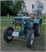 MAN Allradtraktor Bj 1950; 25 Ps; 4 Zyl; 2700 cccm, aufgenommen beim Oldtimertreffen in Keispelt(L) am 12.08.2012.