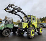 =MB Trac 900 Turbo unterwegs auf dem Freigel�nde bei der Alsfelder Bulldogmesse, 10-2025