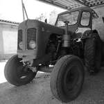 Dieser Traktor IFA RS14 Famulus steht im Agroneum Alt Schwerin.