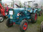 Famulus RS14/36 mit etwas eigenwilliger Haube beim Oldtimertreffen in Gr�nhain