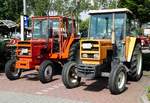 =Renault im Doppelpack, gesehen bei der Traktorenausstellung  Ahle Bulldogge us Angeschbach oh Lannehuse  in Angersbach im Juni 2018