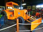 Saeman, US-amerikanischer Traktor mit Schiebeschild, Auto+Traktor Museum Gebhardsweiler, Aug.2013