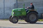 Steyr kommt beim Bauerntag in Brachtenbach an.