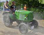 Steyr T 180, BJ 1952, nahm an der Rundfahrt beim Traktorentreffen in Keispelt teil. 09.08.2026