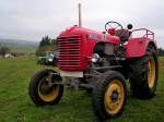 STEYR185A; 55PS; Baujahr 1959; bei der Traktorenolympiade in Geiersberg;091026