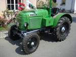 Steyr Diesel, �sterreichischer Traktor mit 26PS aus 2660ccm,  gebaut 1948, Traktorentreff in Winterstettendorf/Oberschwaben  Aug.2008