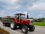 STEYR 8120-Turbo mit Tandemachskipper; 130714