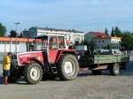 STEYR8120 erh�lt eine neue Gl�hbirne;090819