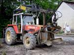 STEYR-8110 wurde mit m�chtigen Arbeitsger�ten ausgestattet; 120623