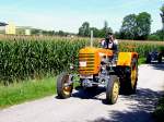 STEYR185a(55PS; 3391ccm; Bj1966)nimmt bei einer Oldtimerrundfahrt bei Grieskirchen teil;110717