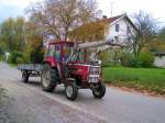 STEYR-548 ist am Weg zum Lagerhaus Haag/Hausruck; 081016