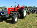 STEYR 1090 (Leistung:90PS; Hubraum: 5976ccm; max.Geschwindigkeit: 27kmh; Bj.1974) trifft zur Wadholz-Classic2023 ein; 230723