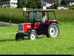 Roter Steyr 540 zu Besuch am Oldtimer Treffen in Lüterswil/SO am 31.08.2025