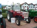 Steyr 650, wirbt f�r das 24 Stunden Oldtimertraktorrennen in Altenschlirf, anl.