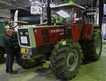 Steyr 8170 Turbo, Allrad, BJ 1986, war zum Autojumble in Luxemburg angereist.