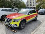 Fahrzeug des Notfallmanagement der DB auf Mercedes, Berlin-Friedrichshain, August 2022.