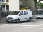 Ein neuer Mercedes Benz Vito der DB AG in Heidelberg Hbf am 27.05.11