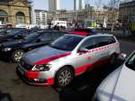VW Passat der DB AG als Notafallmanagment Wagen am 05.03.14 in Frankfurt am Main