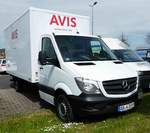 =MB Sprinter von AVIS steht auf dem Parkplatz der RettMobil 2017 in Fulda, Mai 2017