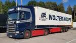 =Scania der Spedition WOLTER KOOPS rastet im August 2020 an der A 7