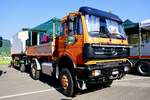 Ein MB Actros H�ngerzug von Bolzli am 27.6.26 beim Trucker Festival Interlaken.
