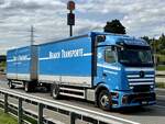Ein MB Actros 600 Hängerzug von Brauch am 12.9.25 beim Grauholz.
