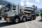 MB Actros Betonmischer von Daepp Beton am 26.6.22 beim Trucker Festival Interlaken.