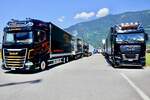 Ein DAF und MAN H�ngerzug von F.