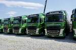 Einige Volvos von Holenstein am 5.7.25 beim Truckfestival Zürich.