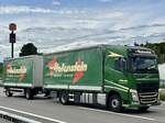 Ein Volvo FH Hängerzug von Holenstein am 4.9.25 beim Grauholz.