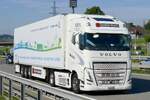 Ein Volvo Sattelzug von Krummen Kerzers am 11.9.26 bei Grauholz.