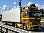 Ein MB Actros Sattelzug von LESA am 5.9.25 beim Grauholz.
