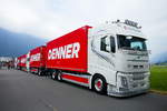 Volvo von Berthold als Liferant für Denner am 24.6.17 am Trucker Festival in Interlaken.