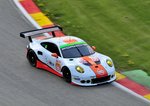 Nr.86, Gulf Racing, Porsche 991 RSR, am 7.5.2016 bei der FIA WEC 6h Spa Francorchamps Startet in der GTLM AM (Gran Turismo Le Mans).Fahrer: Michael Wainwright, Adam Carroll, Benjamin Barker  