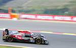 Extrem Mitzieher der LMP2 Nr.38 Jackie Chan DC Racing, Oreca 07 (Gibson), Ho-Pin Tung, Oliver Jarvis, Thomas Laurent, beim FIA WEC 6h Langstrecken- WM am 6.Mai 2017 in Spa Francorchamps