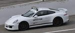 Porsche 911 GT3 Safetycar des Britischen Porsche Carrera Cup. Im Rahmenprogram der WEC beim Rennen am 2.5.2015 in Spa Francorchamp