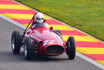 #22, MASERATI 250F CM7 von 1958, 2494 ccm Front Motor, Fahrer:	HANN Elliott (GBR). HGPCA ~ PRE ’66 GRAND PRIX CARS. Hier beim 6h Classic Rennen am 30.09.2023 Rahmenprogramm in Spa Francorchamps