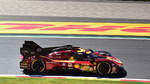 #50 vom Werksteam Ferrari AF Corse eingesetzter Ferrari 499P LMH, Fahrer: Antonio Fuoco, Miguel Molina & Nicklas Nielsen, am 10.