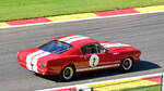 #2, FORD Mustang Shelby 350, Historic Championship´65  auf dem Circuit de Spa-Francorchamps, Rahmenprogramm der Spa 6h Classic 2026. Aufnahme am 27.9.2026 
