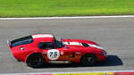 #75 SHELBY American Cobra Daytona Coup�, 1965 gewann Shelby mit dem Daytona als erster und einziger US-Hersteller die FIA-Sportwagen-GT-Weltmeisterschaft.
bei Historic Championship´65 auf dem Circuit de Spa-Francorchamps, Rahmenprogramm der Spa 6h Classic 2026. Aufnahme am 27.9.2026  