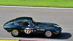 #77, Jaguar E-Type FHC (Fixed Head Coup�) ist eine geschlossene Version des legend�ren britischen Sportwagens, bei Historic Championship´65 auf dem Circuit de Spa-Francorchamps, Rahmenprogramm