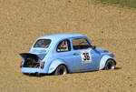 Nichts passiert raus ziehen und weit geht´s, 36 Manuel Vizza, Fiat Abarth 69, Kampf der Zwerge, beim Historic Grand Prix Zolder am 19.7.2025