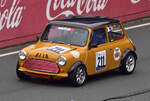  211 Max Lüerßen im Austin Mini, Kampf der Zwerge, beim Historic Grand Prix Zolder am 19.7.2025