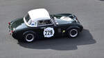 229 Franco Arcidiacone im Austin Healey Sprite, Kampf der Zwerge, beim Historic Grand Prix Zolder am 19.7.202